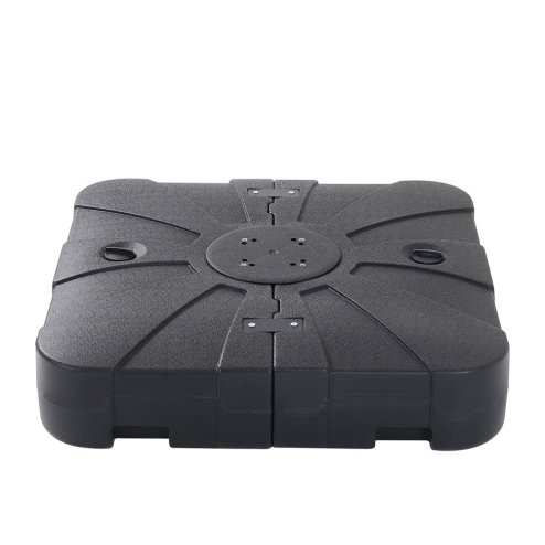 Living and Home 100L HDPE Square Plastic Outdoor Umbrella Stand Parasol Base
