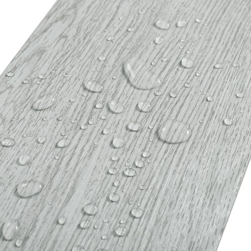 Living and Home 36pcs PVC Wooden Self-adhesive Laminate Flooring Planks for Home Decor