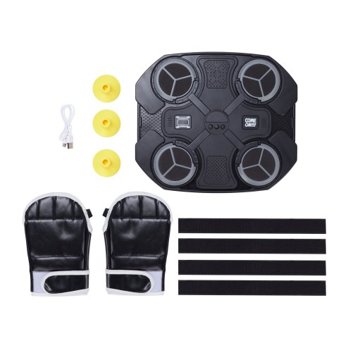 Living and Home 4-Target Music Boxing Machine with LED Light For Kids