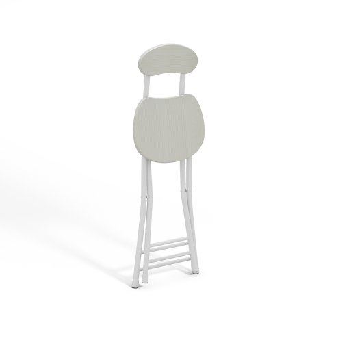 Living and Home 70cm Folding Dining Table and 4 Chairs Space Saving Kitchen Table Chairs Set