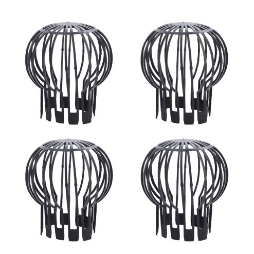 Living and Home Pack of 4 Plastic Gutter Downpipe Guards