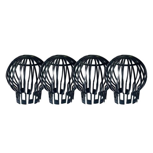 Living and Home Pack of 4 Plastic Gutter Downpipe Guards