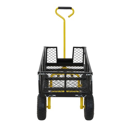 Living and Home Heavy Duty Garden Trolley Cart On Wheels