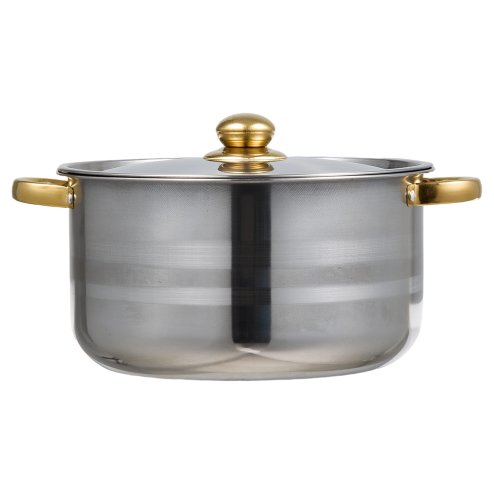 Living and Home 5pcs Stainless Steel Cookware Set with Metal Lids