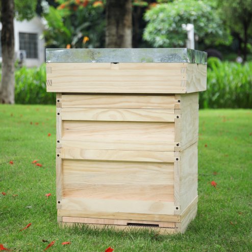 Living and Home Wooden Beehive Starter Kit Image