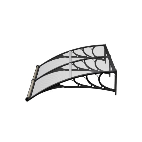 Living and Home Outdoor Door Canopy Window Awning with Drainage Channel
