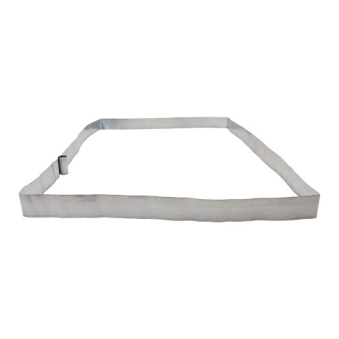 Living and Home Silver Metal Garden Edging, 5m L x 14cm H
