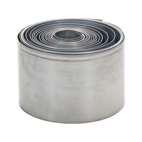 Living and Home 10m L x 14cm H Metal Garden Edging, Silver