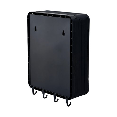 Living and Home Foldable Wall-Mounted Bathroom Storage Cabinet with Doors