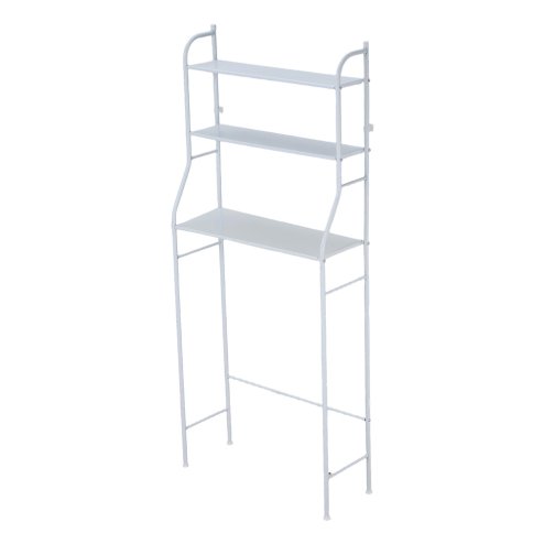 Living and Home 3-Tier Freestanding Over Toilet Storage Rack, 68cm W x 25cm D x 160cm H