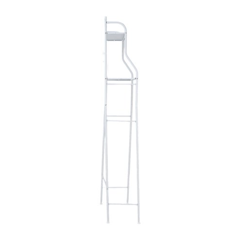 Living and Home 2-Tier Freestanding Over Toilet Storage Rack, 68cm W x 25cm D x 160cm H