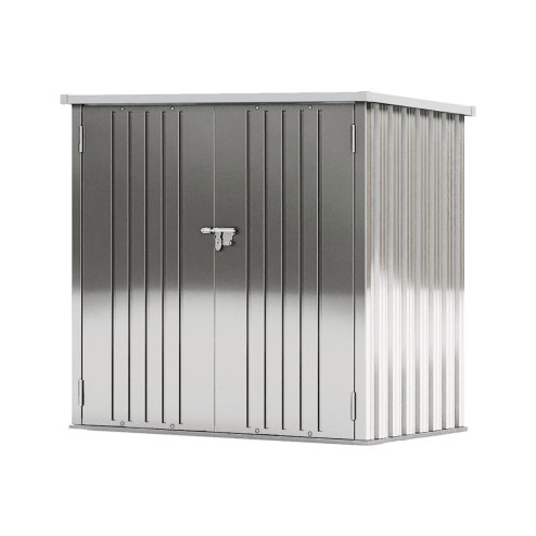 Living and Home 4.6x2.9ft Garden Metal Tool Shed Outdoor Patio Storage House