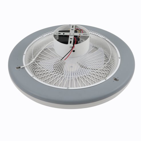 Living and Home 55cm Dia Round Acrylic LED Ceiling Light Fan with Remote Control, 3 Wind Speeds