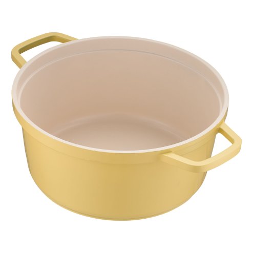 Living and Home 4.75 L Enameled Dutch Oven with Dual Handles and Lid
