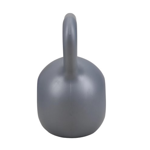 Grey 30lbs Strength Training Kettlebell with Non-Slip Handle