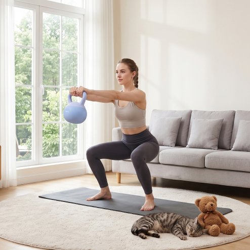 8kg Strength Training Soft Kettlebell with Non-Slip Handle