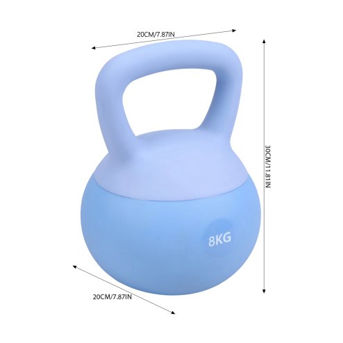 8kg Strength Training Soft Kettlebell with Non-Slip Handle