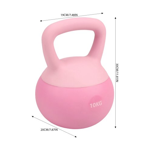 10kg Strength Training Soft Kettlebell with Non-Slip Handle