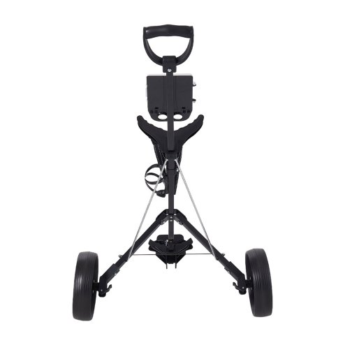 2 Wheel Folding Golf Push Pull Cart with Convenient Handle
