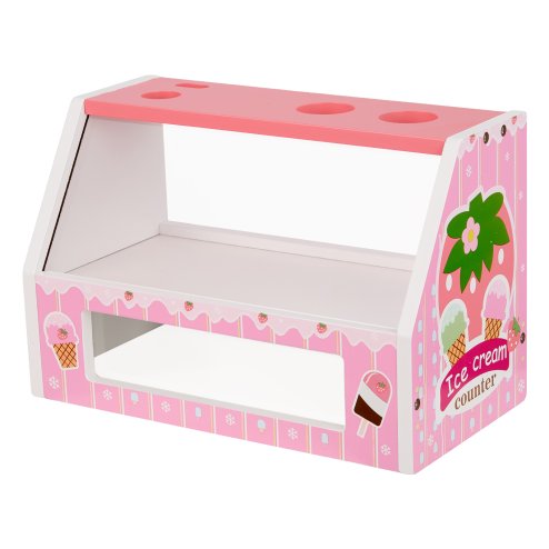 Wooden Ice Cream Counter Playset
