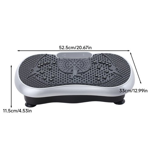 Vibration Plate Exercise Machine with Resistance Bands