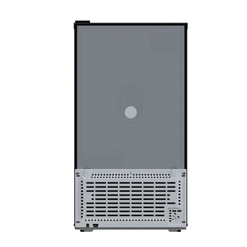 83L Single Door Fridge with Built-in Ice Box, Black