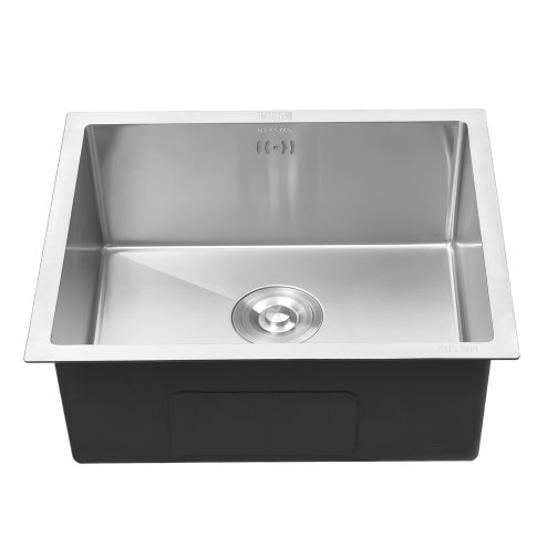 Single Bowl Stainless Steel Sink with Strainer Waste kit
