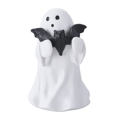 Living and Home Halloween Ghost Hugging Bat Figurine