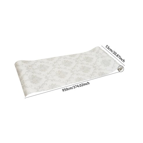 Non-Pasted Non-Woven 3D Embossed Wallpaper Roll