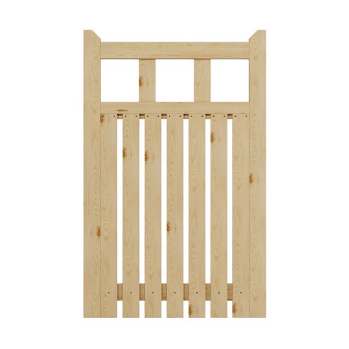 76x120cm Outdoor Wooden Garden Gate Fence Door