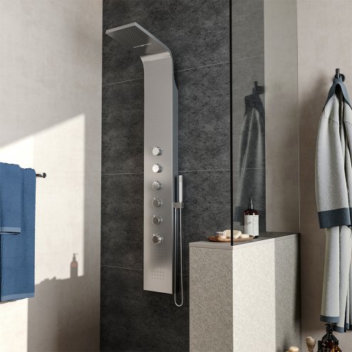 Stainless Steel Exposed Shower Tower Panel