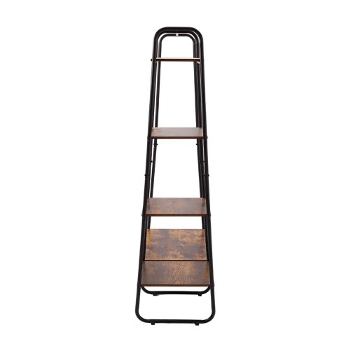 Living and Home Freestanding Clothes Rack with Shelves