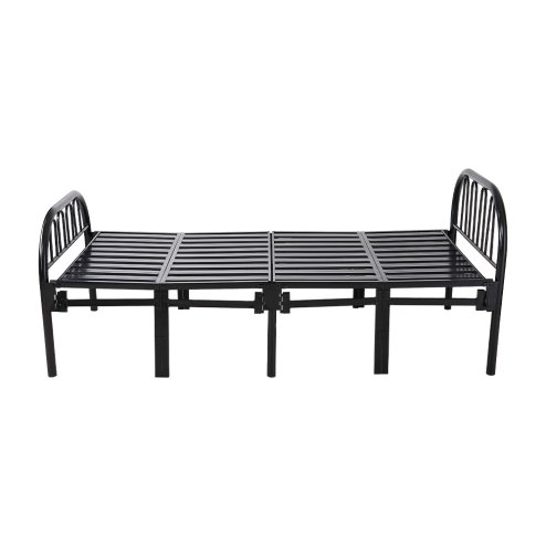Living and Home 194x89cm Metal Folding Bed Frame