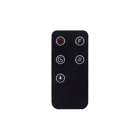 Recessed Electric Fireplace TV Stand with Remote Control