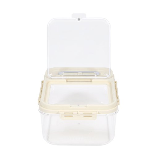 Transparent Food Storage Container with Lid