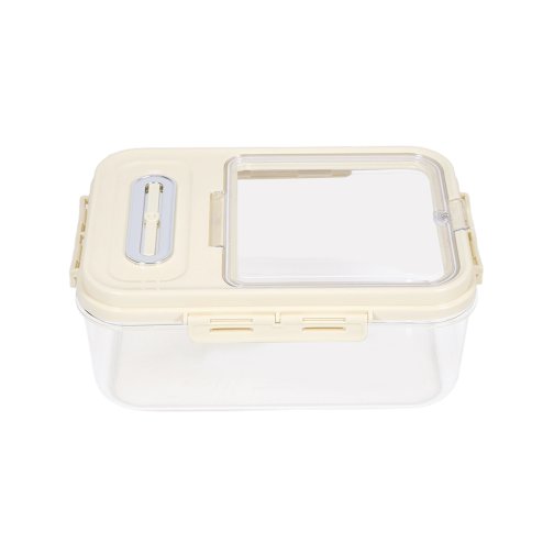 Transparent Food Storage Container with Lid