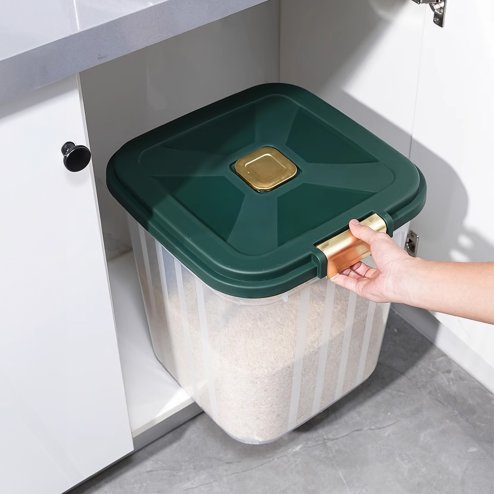 Large Capacity Food Storage Container with Wheels