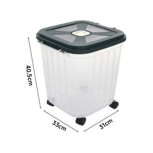Large Capacity Food Storage Container with Wheels