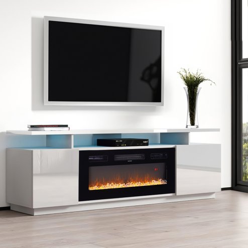 Electric Fireplace TV Stand with Remote Control