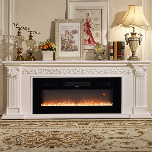 Electric Fireplace with Remote Control