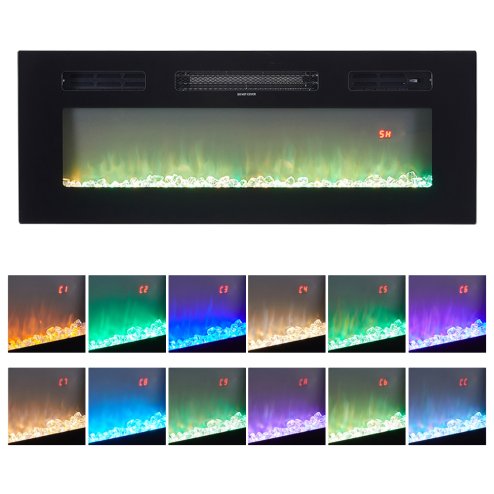 Electric Fireplace with Remote Control