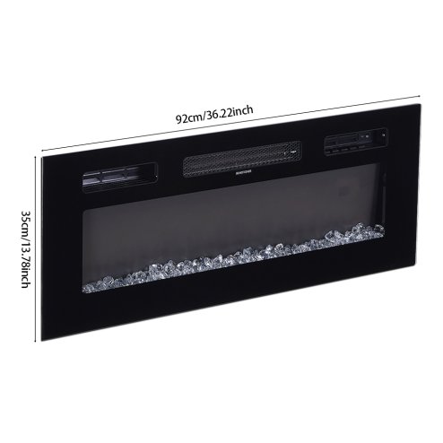 Electric Fireplace with Remote Control