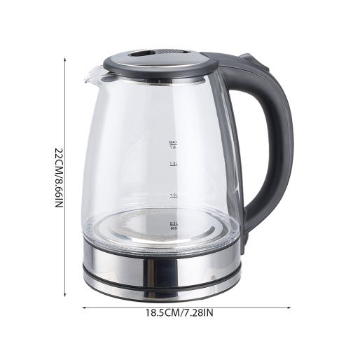 Fast Boil 1.8L Electric Kettle with Auto Shut-Off and Boil-Dry Protection