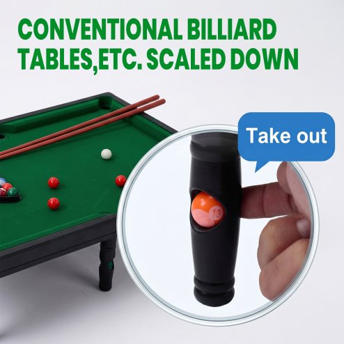 Living and Home Mini Snooker & Pool Table Game Toy Set for Kids
