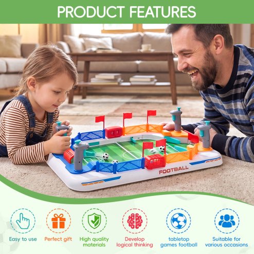 Living and Home Tabletop Football Game with 2 balls for Children