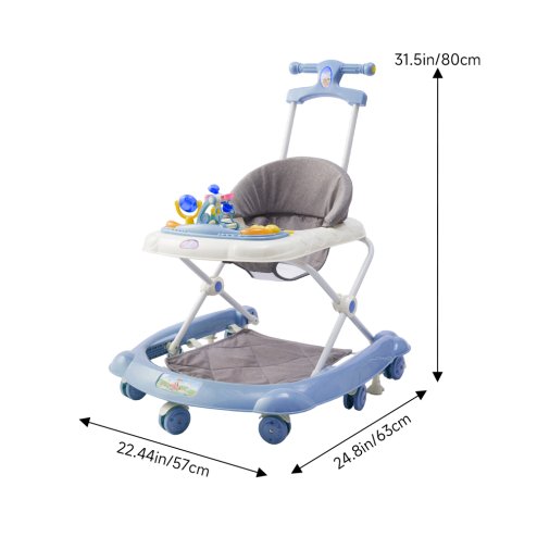 Living and Home Foldable & Adjustable Baby Walker