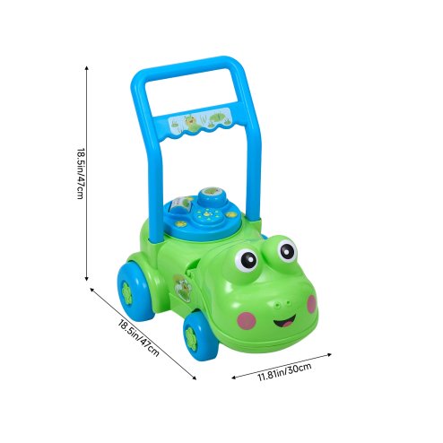 Living and Home Frog Design Baby Push Walker with Activity Centre