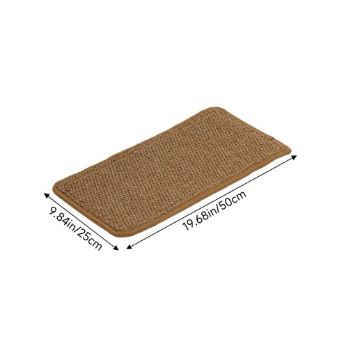 Brown XS Non-Slip Pseudo-Sisal Cat Floor Scratching Pad