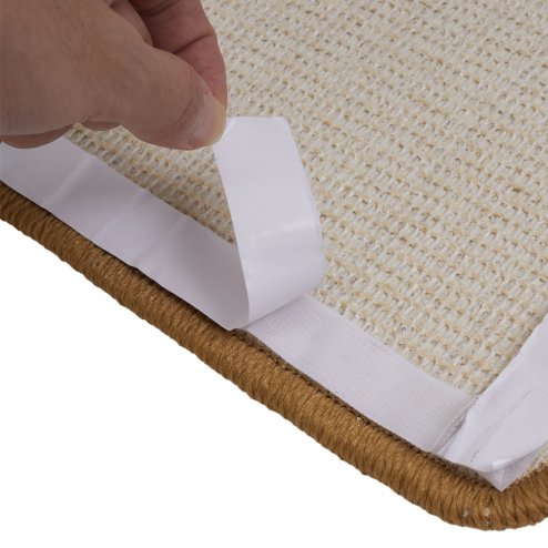 Brown XS Non-Slip Pseudo-Sisal Cat Floor Scratching Pad