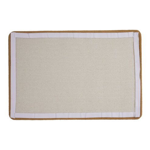 Brown M Non-Slip Pseudo-Sisal Cat Floor Scratching Pad